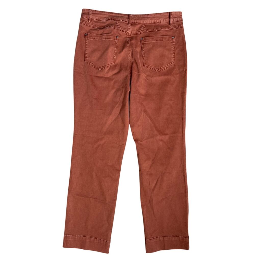 Tribal Plus Flatten-It Pull-On Stretch‎ Straight Leg Pants Copper Size 14 - Picture 3 of 7